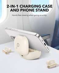 Soundcore P40i primer plano del auricular, comodidad y detalle