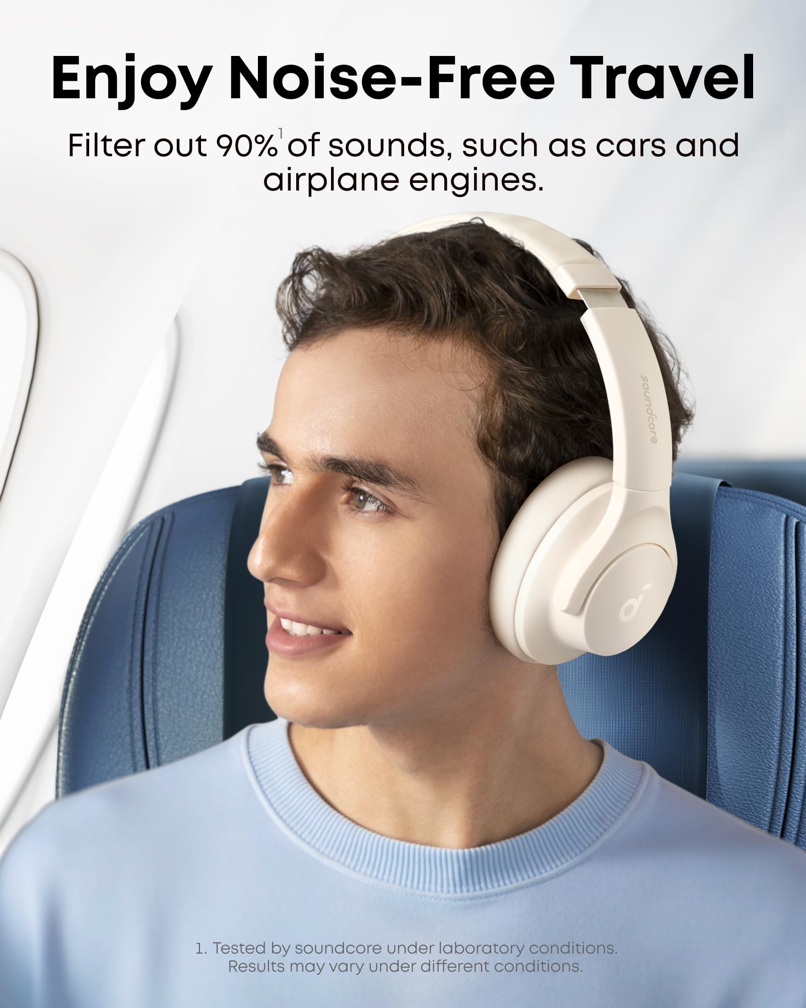 Soundcore Q20i almohadillas viscoelásticas que ofrecen confort prolongado