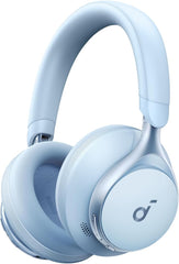 Soundcore Space One front view showing sleek design and controls for comfortable commuting