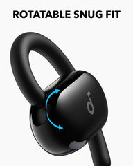 Soundcore V20i ajuste en oído mostrando sujeción estable y confort