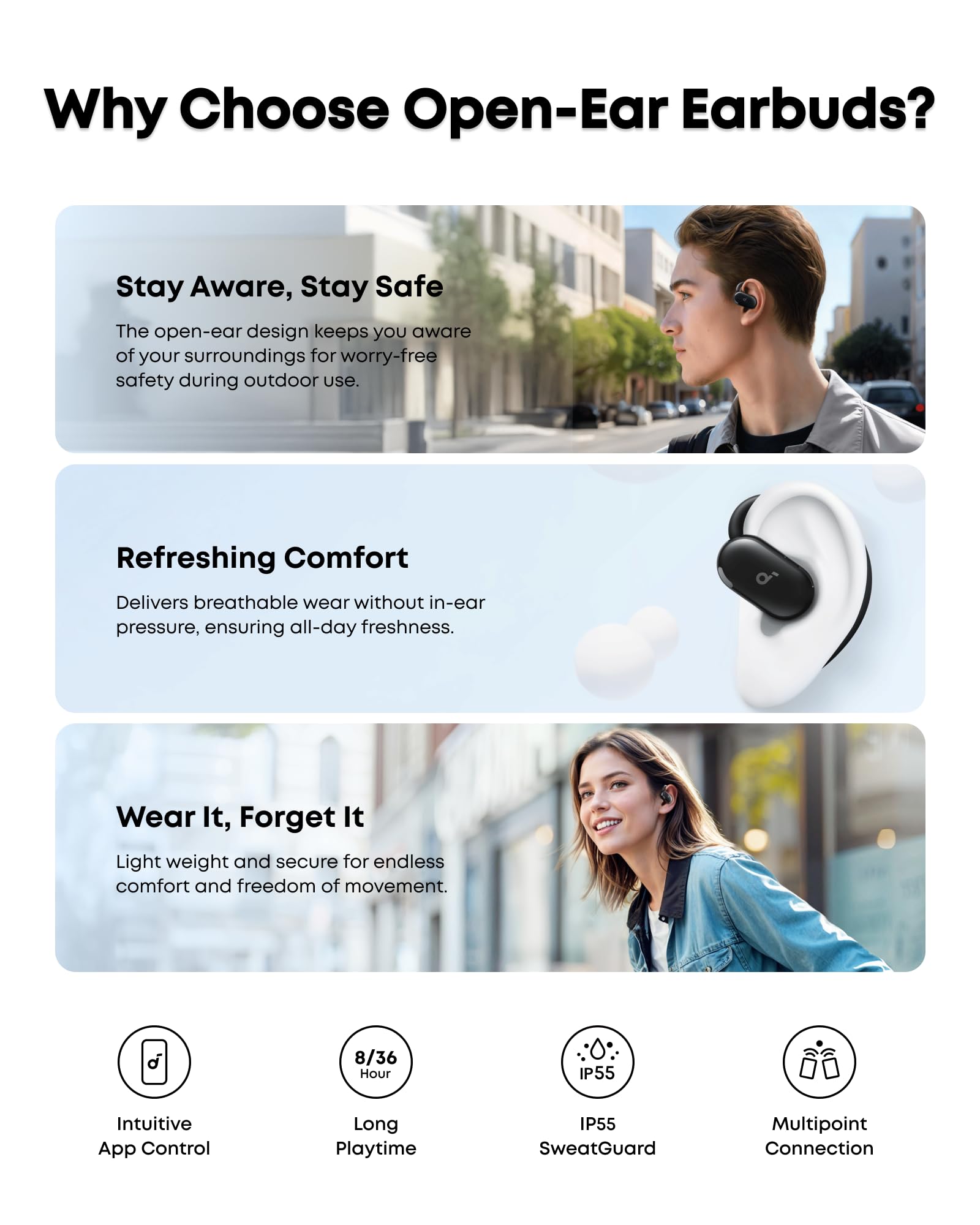 Soundcore V20i luces personalizables sincronizadas con la música y estilo