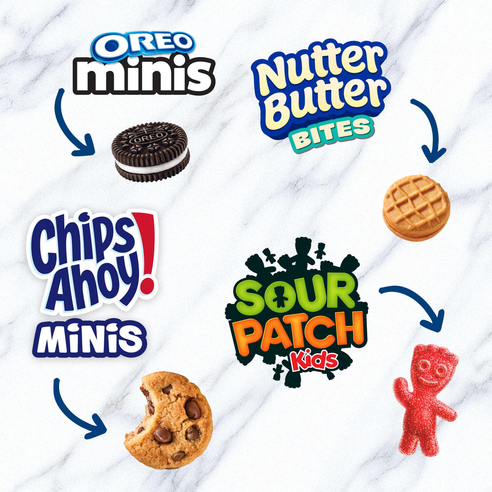 SOUR PATCH KIDS front pack displaying bright candies and fun snacking