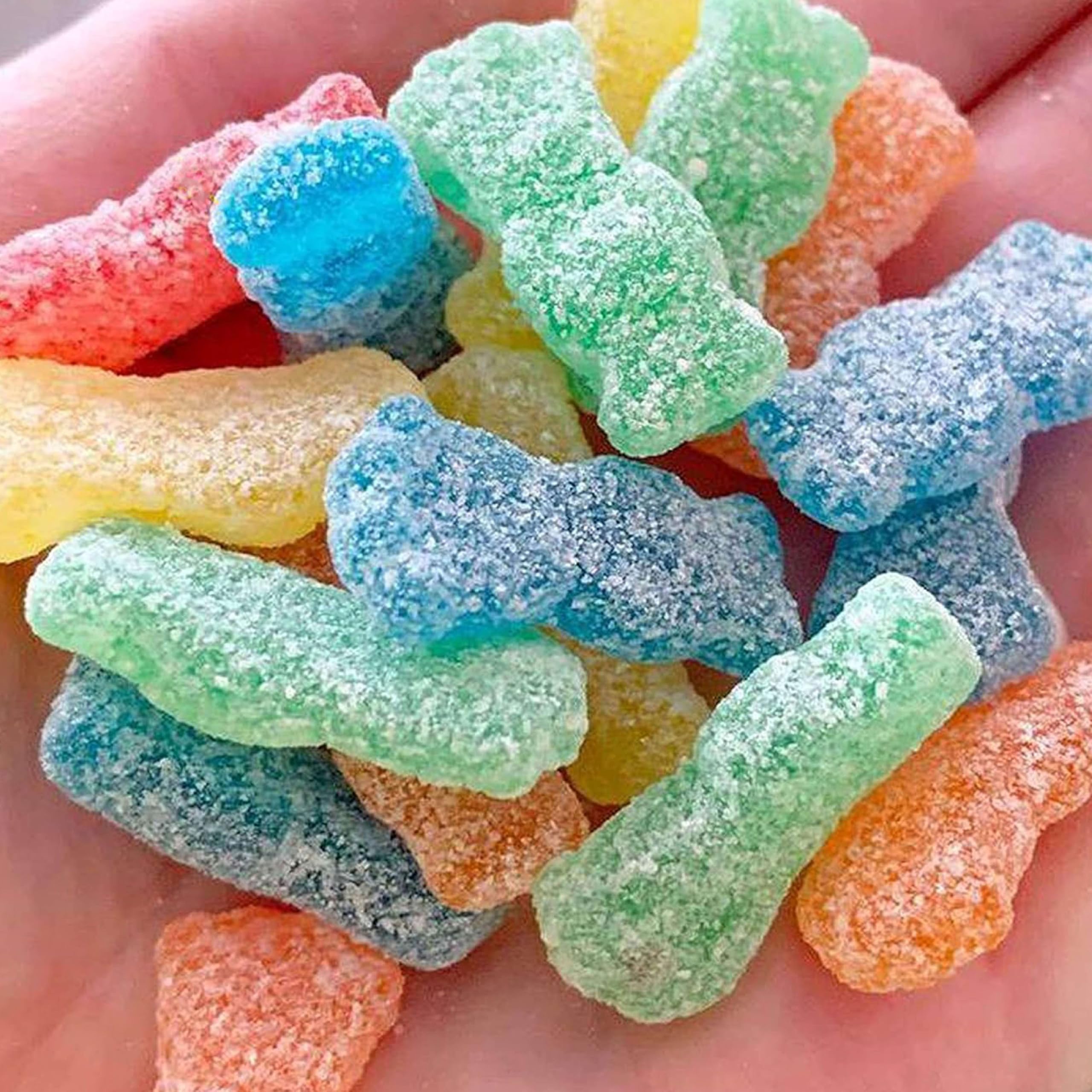 SOUR PATCH KIDS candy in a movie-night setting enhancing snack time