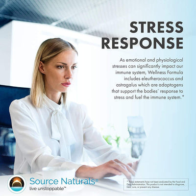 Source Naturals ingredient list view demonstrating comprehensive formula blend