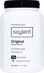 Soylent empaque frontal mostrando sabor cereal y beneficio nutricional