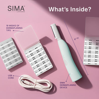 SPA SCIENCES SIMA embalaje abierto con 19 cuchillas y accesorios incluidos