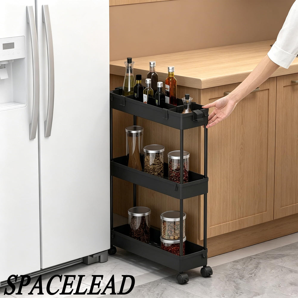 SPACELEAD ganchos laterales sujetando accesorios y aumentando versatilidad