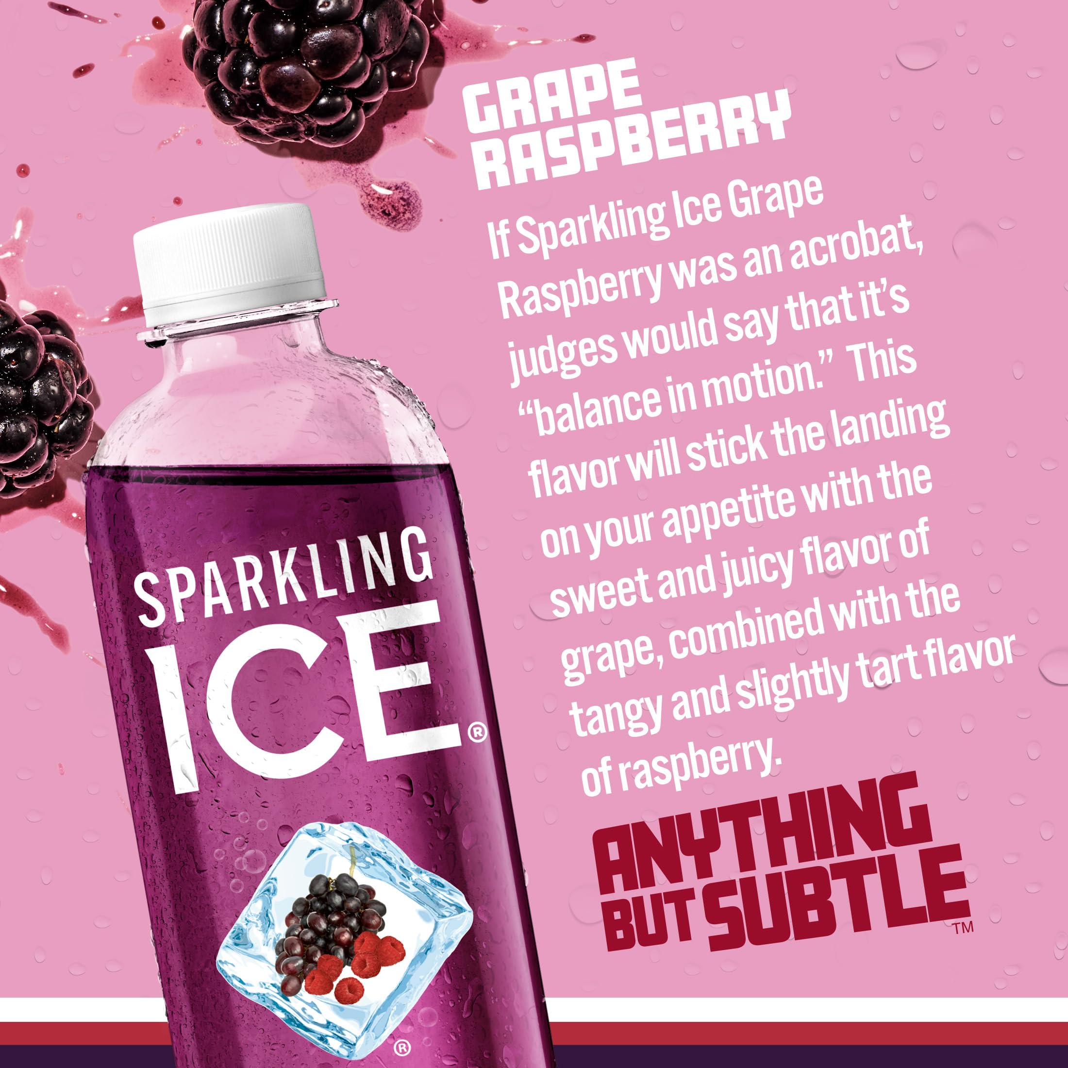 Sparkling Ice botella con etiqueta visible y tapa, perfecta para identificar sabor