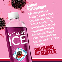 Sparkling Ice botella con etiqueta visible y tapa, perfecta para identificar sabor