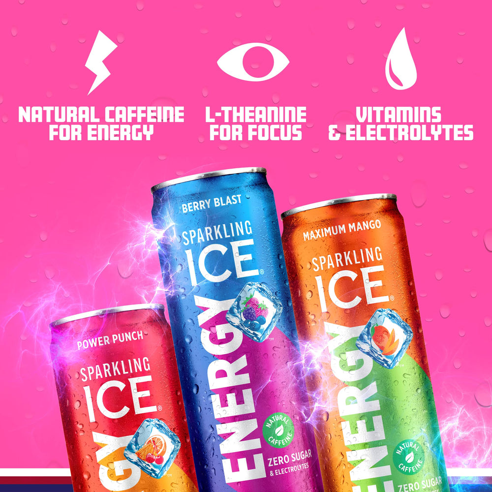 Sparkling Ice lata en mano para comparar escala y facilidad de transporte