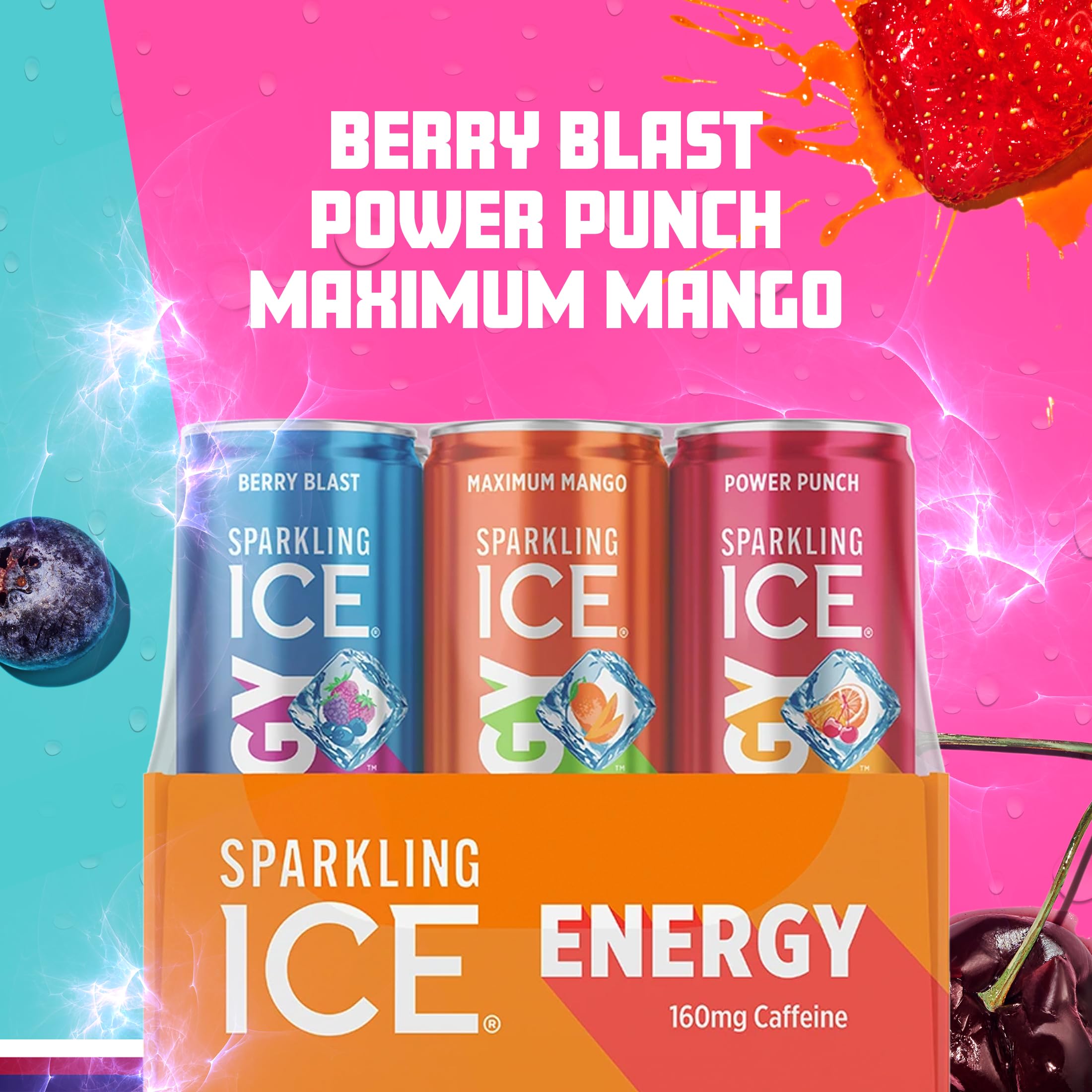Sparkling Ice lata fría en refrigerador, beneficio de conservación refrescante
