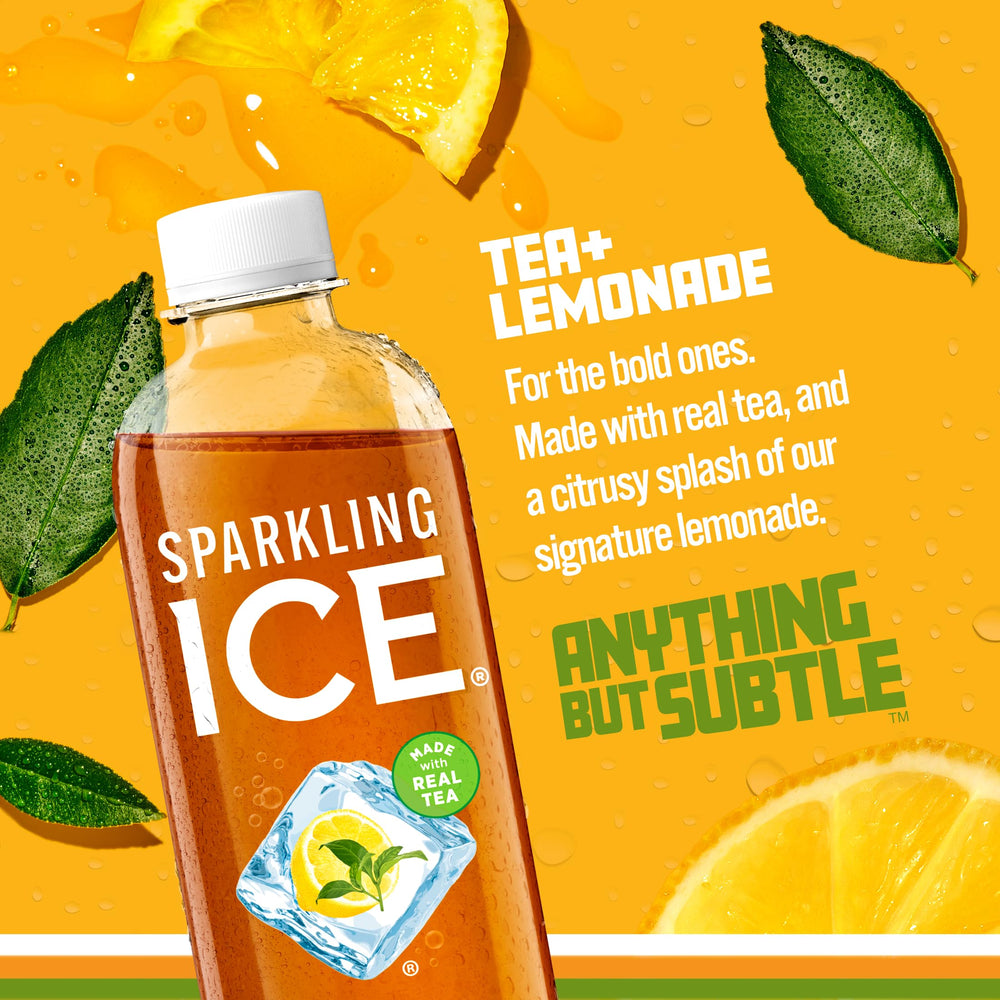 Sparkling Ice detalle de burbujas y textura, aporta sensación refrescante