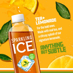 Sparkling Ice detalle de burbujas y textura, aporta sensación refrescante