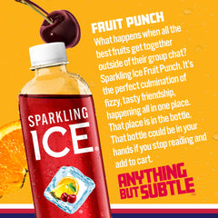 Sparkling Ice burbujas y textura carbonatada resaltando frescura efervescente