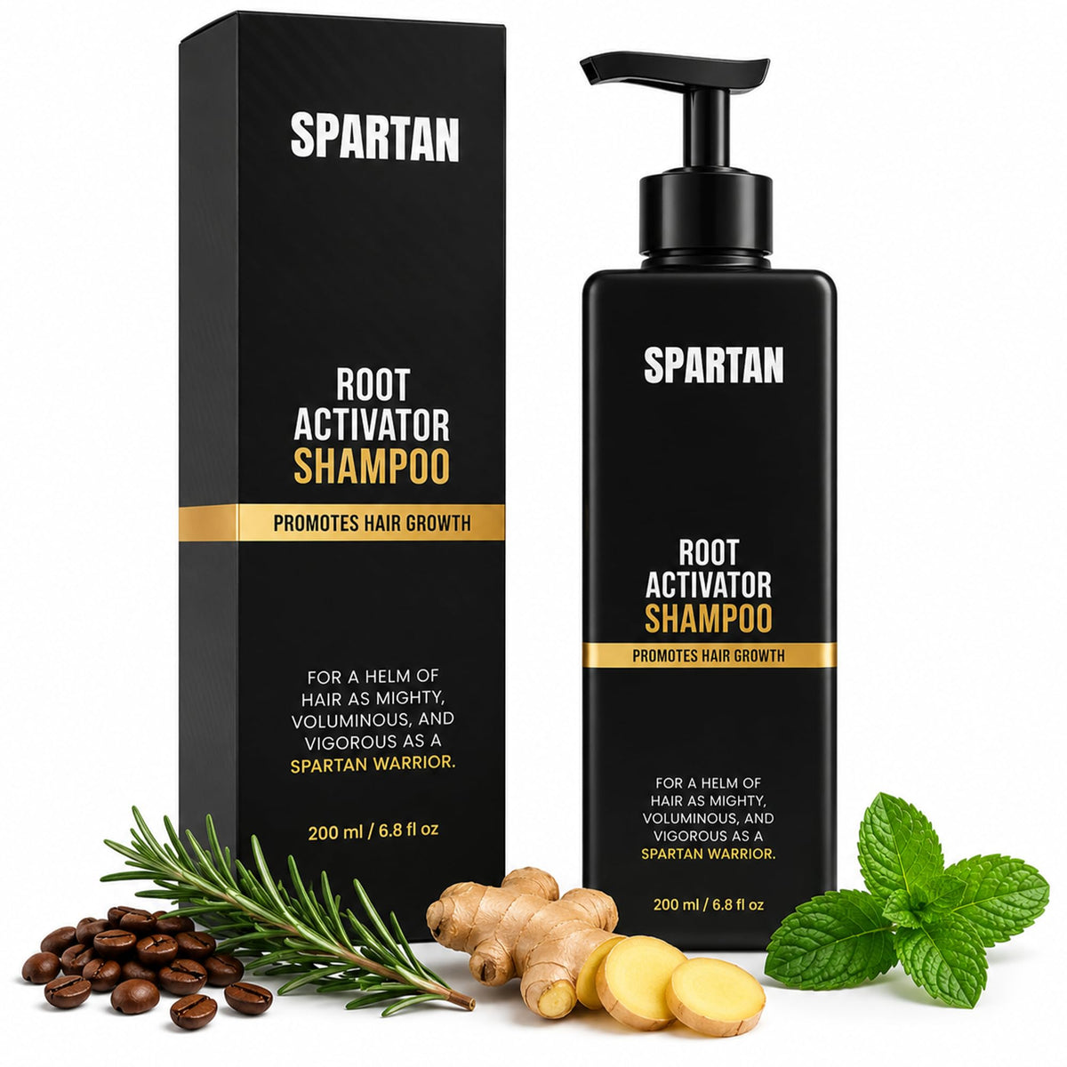 SPARTAN frente del envase mostrando diseño y beneficios
