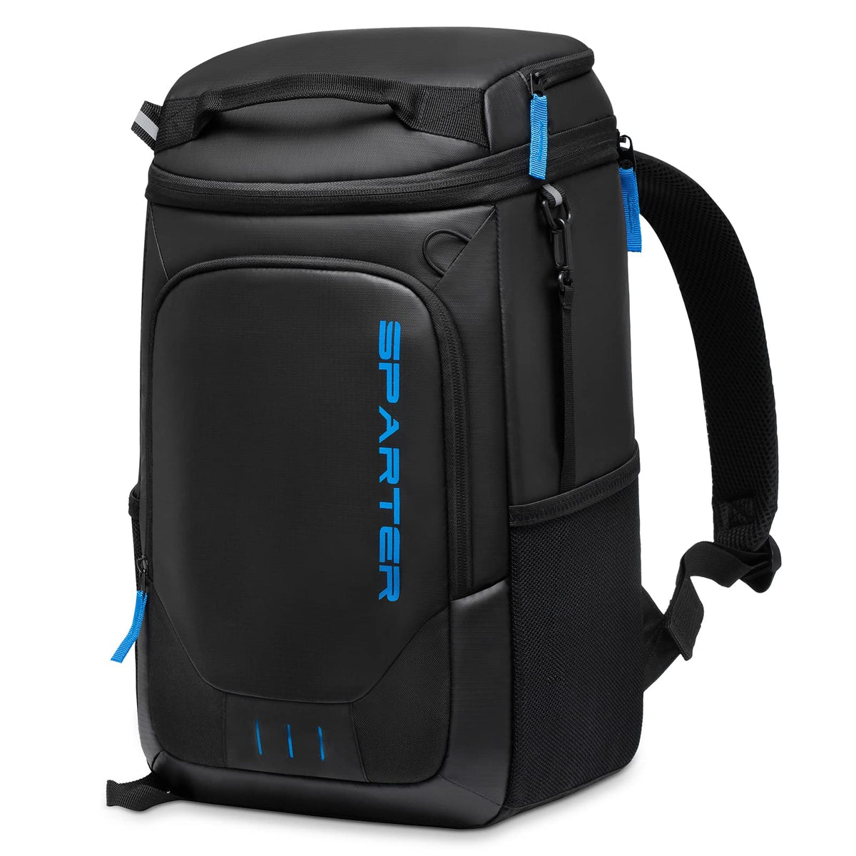 SPARTER vista frontal del bolso nevera, diseño práctico y capacidad para 33 latas