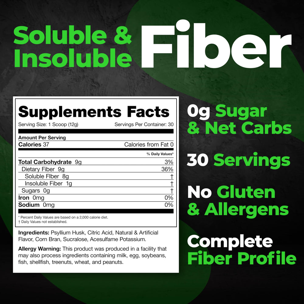 Species Nutrition vaso con Fiberlyze mezclado listo para beber y práctico