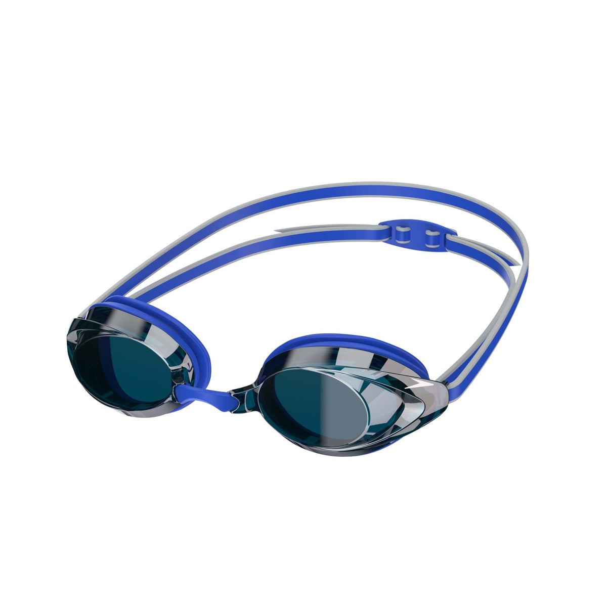 Speedo Vanquisher 2.0 front view showing streamlined frame and panoramic lens benefit