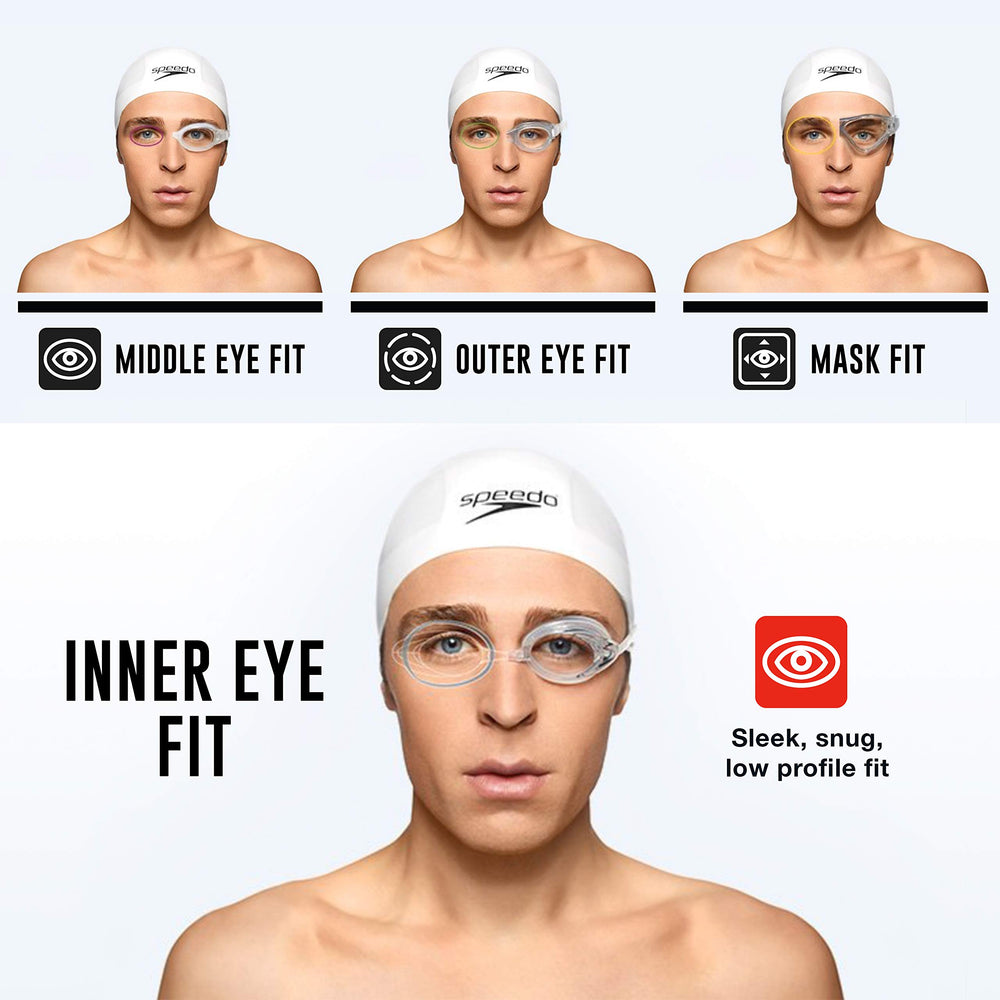 Speedo Vanquisher 2.0 Junior detalle de lente espejo que reduce deslumbramiento
