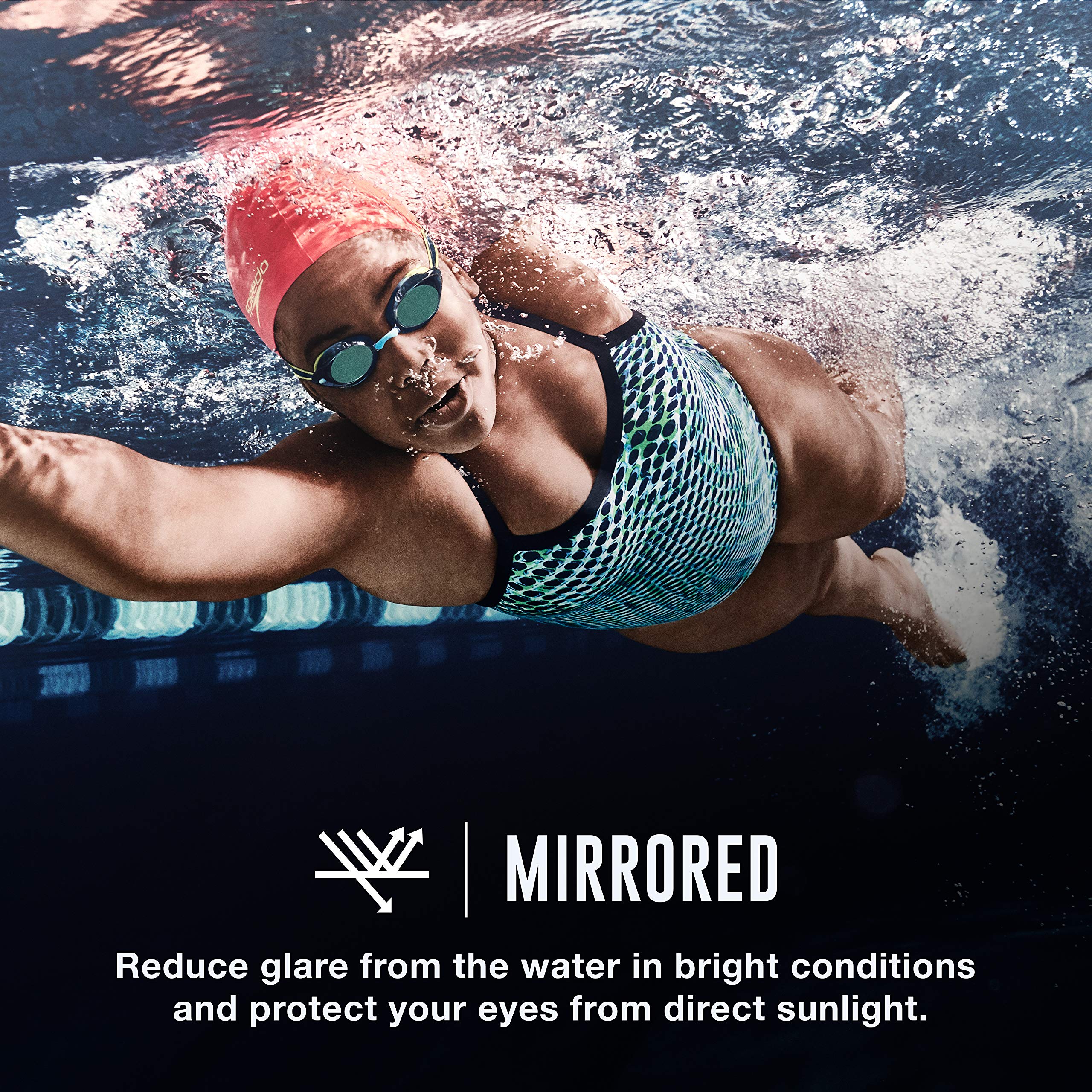 Speedo Vanquisher 2.0 Junior sello de silicona acolchado para ajuste cómodo