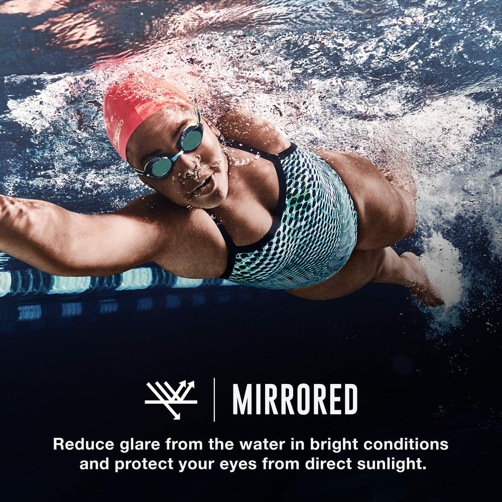 Speedo Vanquisher 2.0 Junior sello de silicona acolchado para ajuste cómodo