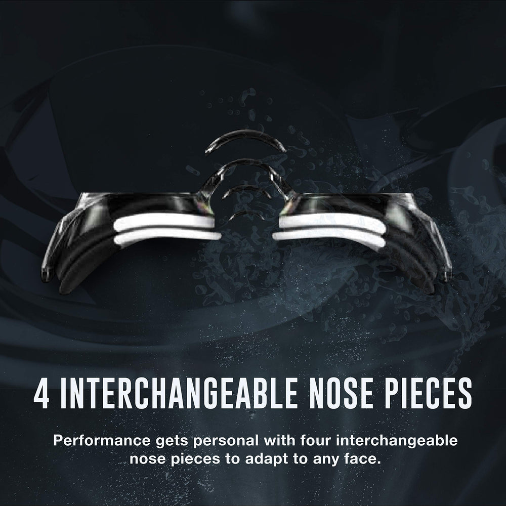 Speedo Vanquisher 2.0 next to ruler showing compact size and portability benefit