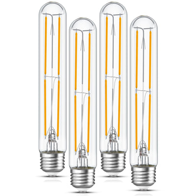 Sphoon bombilla tubular vista frontal con diseño retro, estética y ahorro