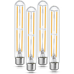 Sphoon bombilla tubular vista frontal con diseño retro, estética y ahorro