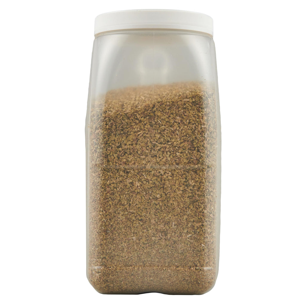 Spice Classics hojas de orégano textura cercana, muestra su calidad