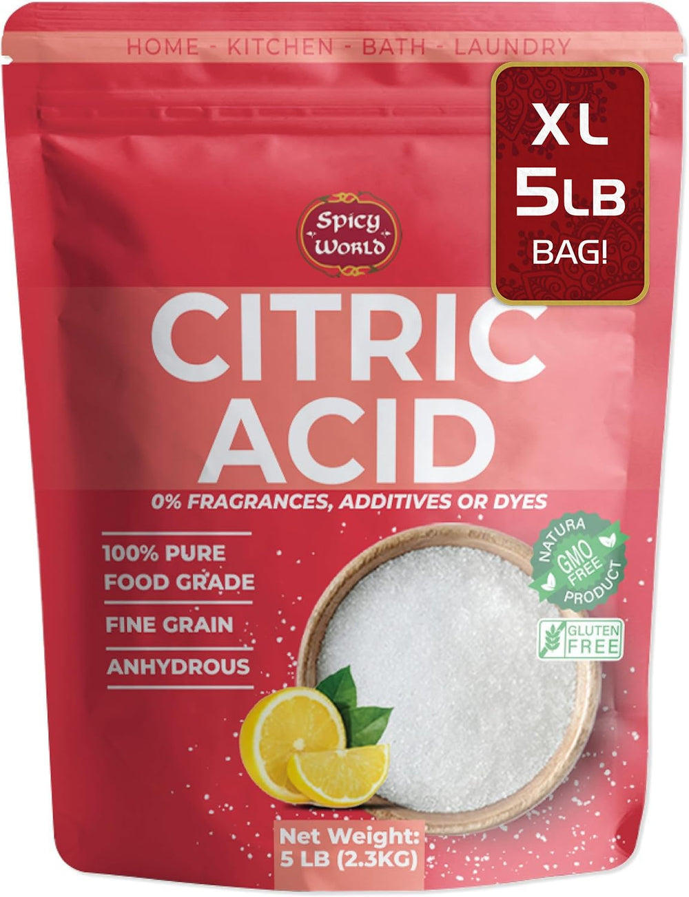 Spicy World paquete frontal mostrando contenido y sello alimentario