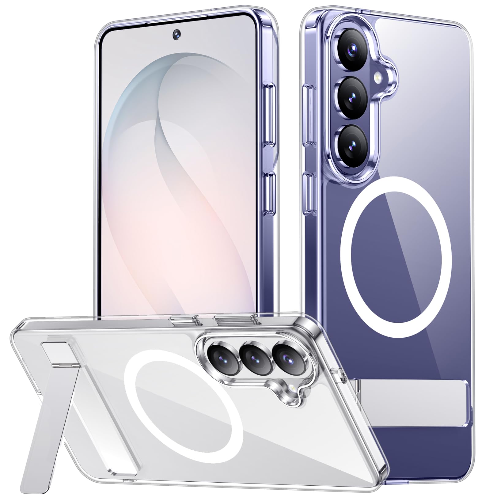 SPIDERCASE vista frontal transparente que protege y muestra diseño del teléfono