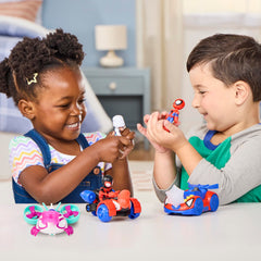 Spidey and his Amazing Friends accesorios en primer plano, accesorios compatibles y seguros
