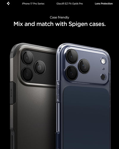 Spigen comparación de tamaño con mano para ver escala y ajuste discreto del protector