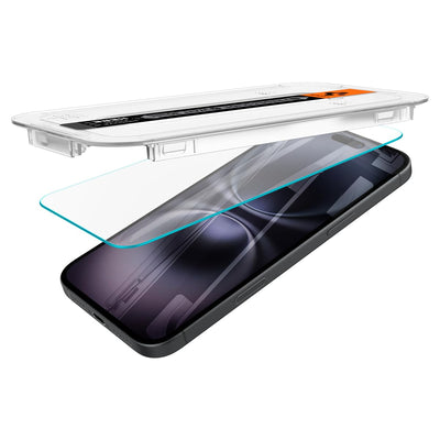 Spigen GlasTR estilo de vida con teléfono protegido y pantalla nítida