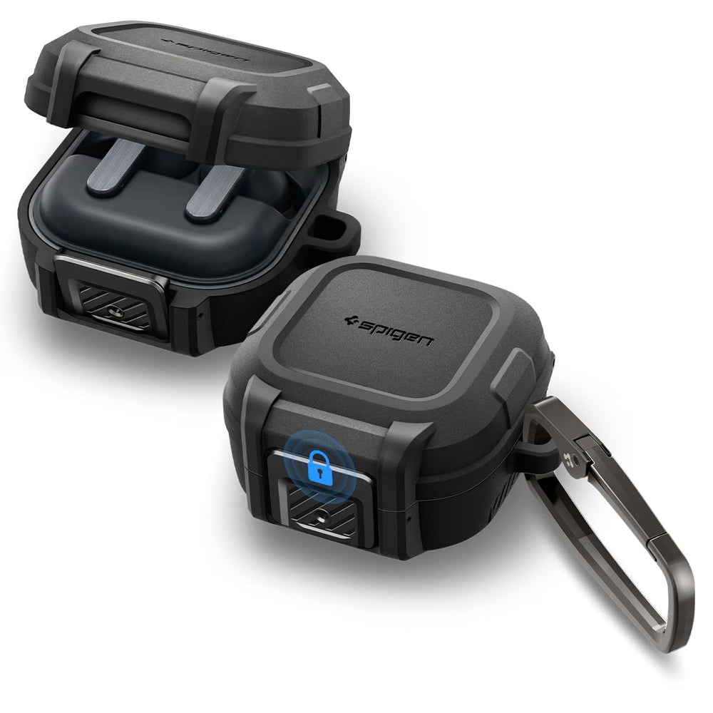Spigen funda frontal para Galaxy Buds 4 Pro con clip seguro y protección