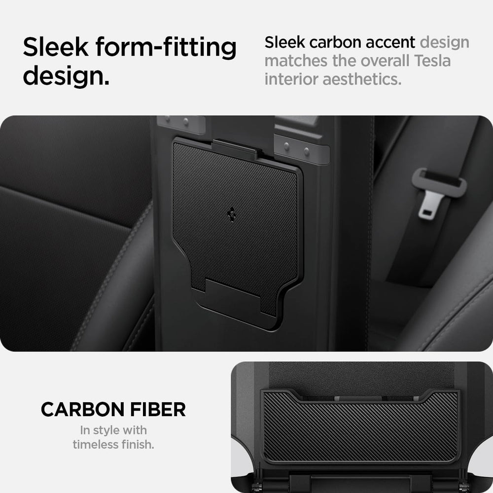 Spigen logo y textura superior subrayando integración de fábrica elegante