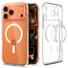 Spigen funda Ultra Hybrid MagFit frontal mostrando claridad y protección