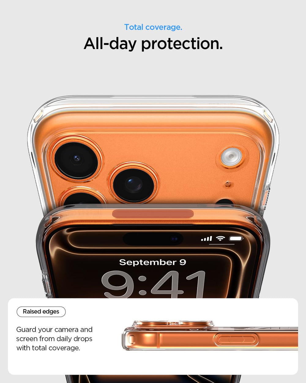 Spigen funda acomodada con accesorio MagSafe mostrando compatibilidad magnética