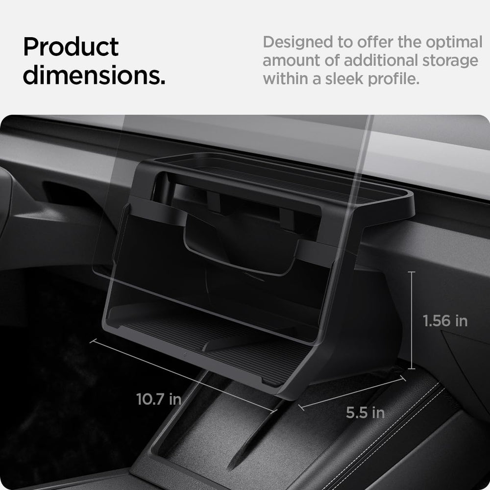 Spigen organizer holding phone, keys, sunglasses for quick-access convenience