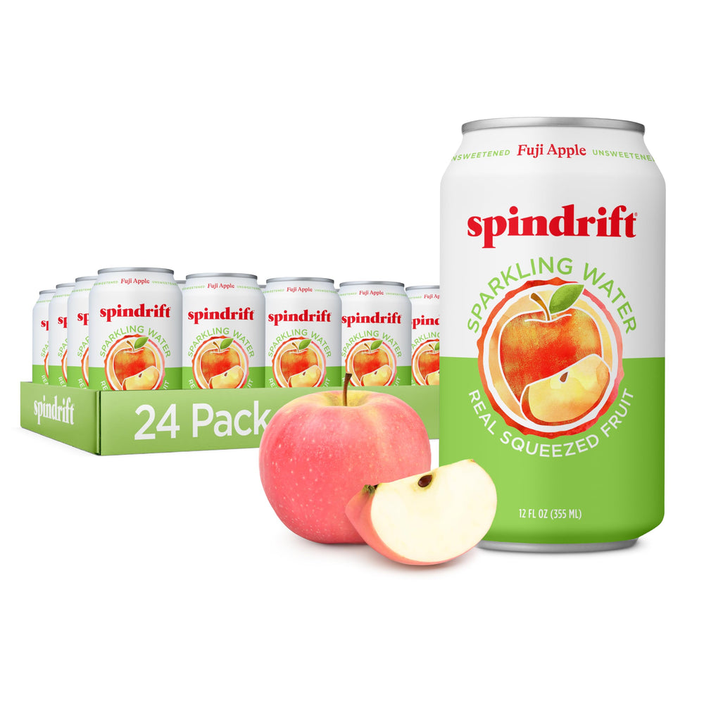 Spindrift lata frontall mostrando la marca y frescura