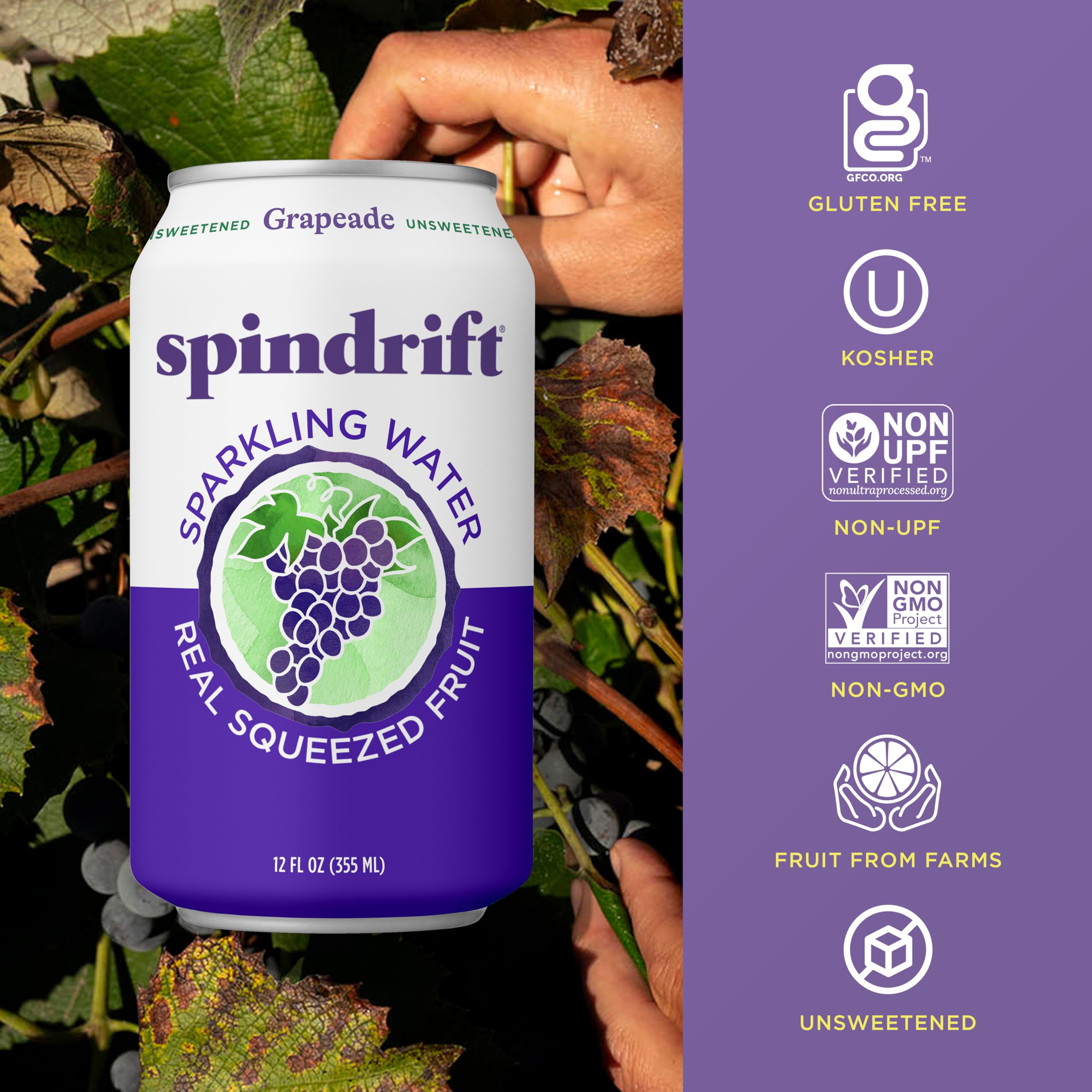 Spindrift paquete de 24 latas ideal para reuniones y almacenamiento