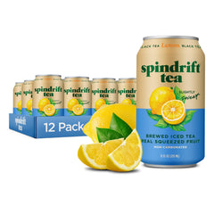 Spindrift lata frente mostrando diseño claro y atractivo, refresco natural listo