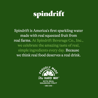 Spindrift condensación en lata destacando frescura al servir