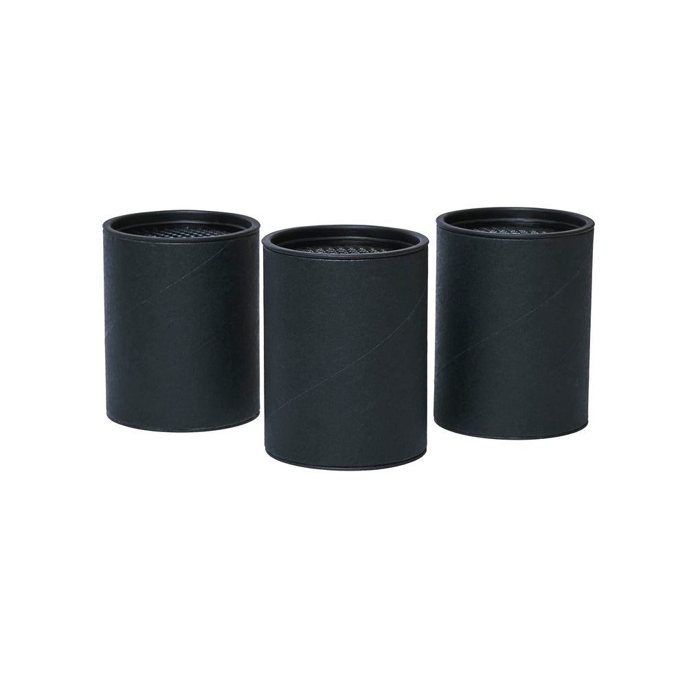Sploofy cartridge installed in device demonstrating clean-air benefit and fit