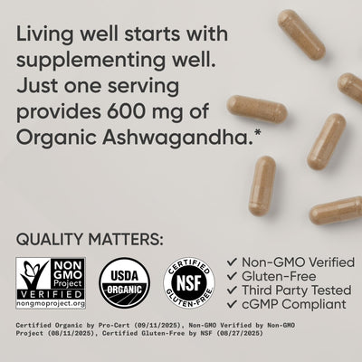Sports Research capsules in hand demonstrating serving size and daily convenience benefit