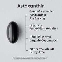 Sports Research close-up of astaxanthin softgel highlighting smooth texture and clarity