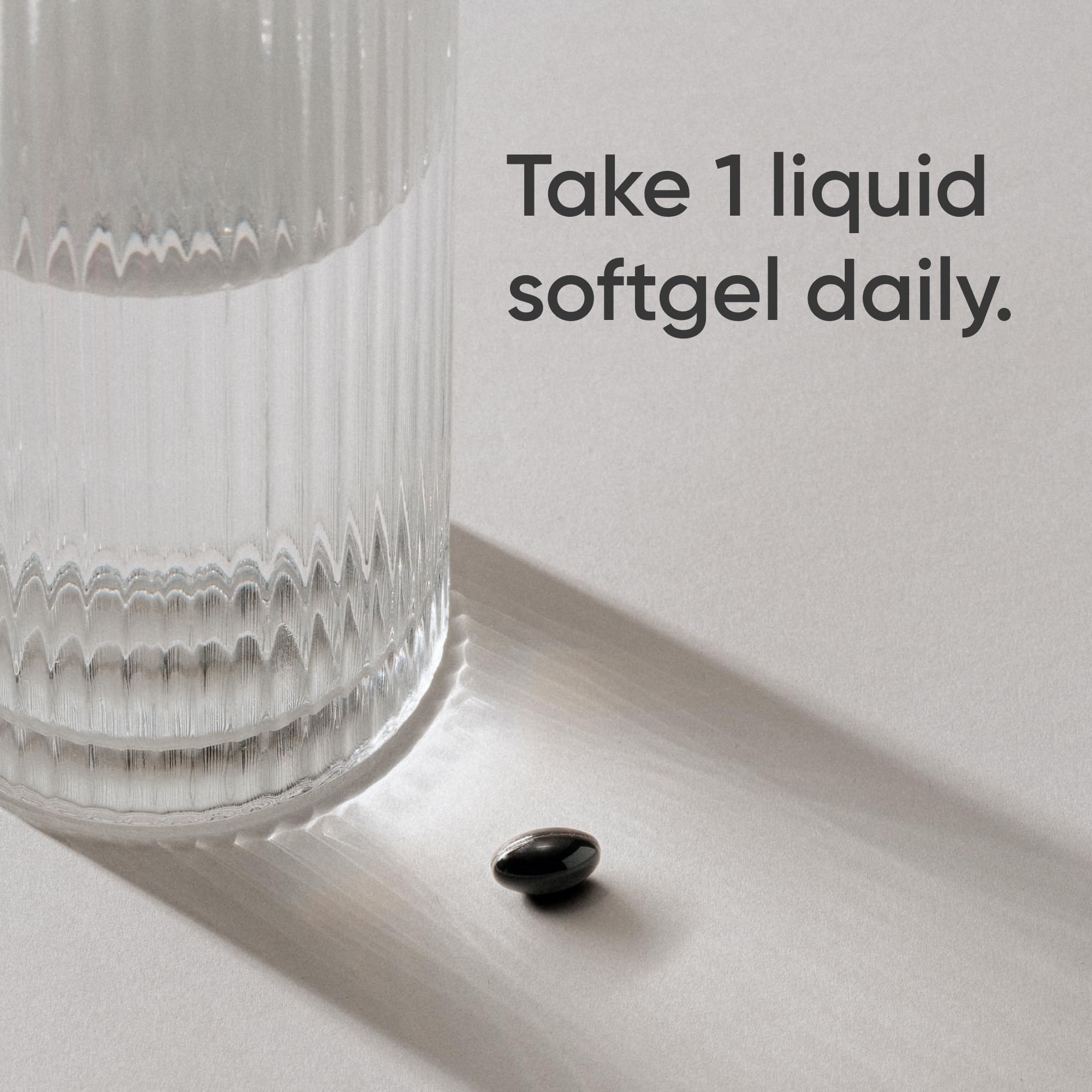 Sports Research softgel beside coin showing size and ease of swallowing benefit