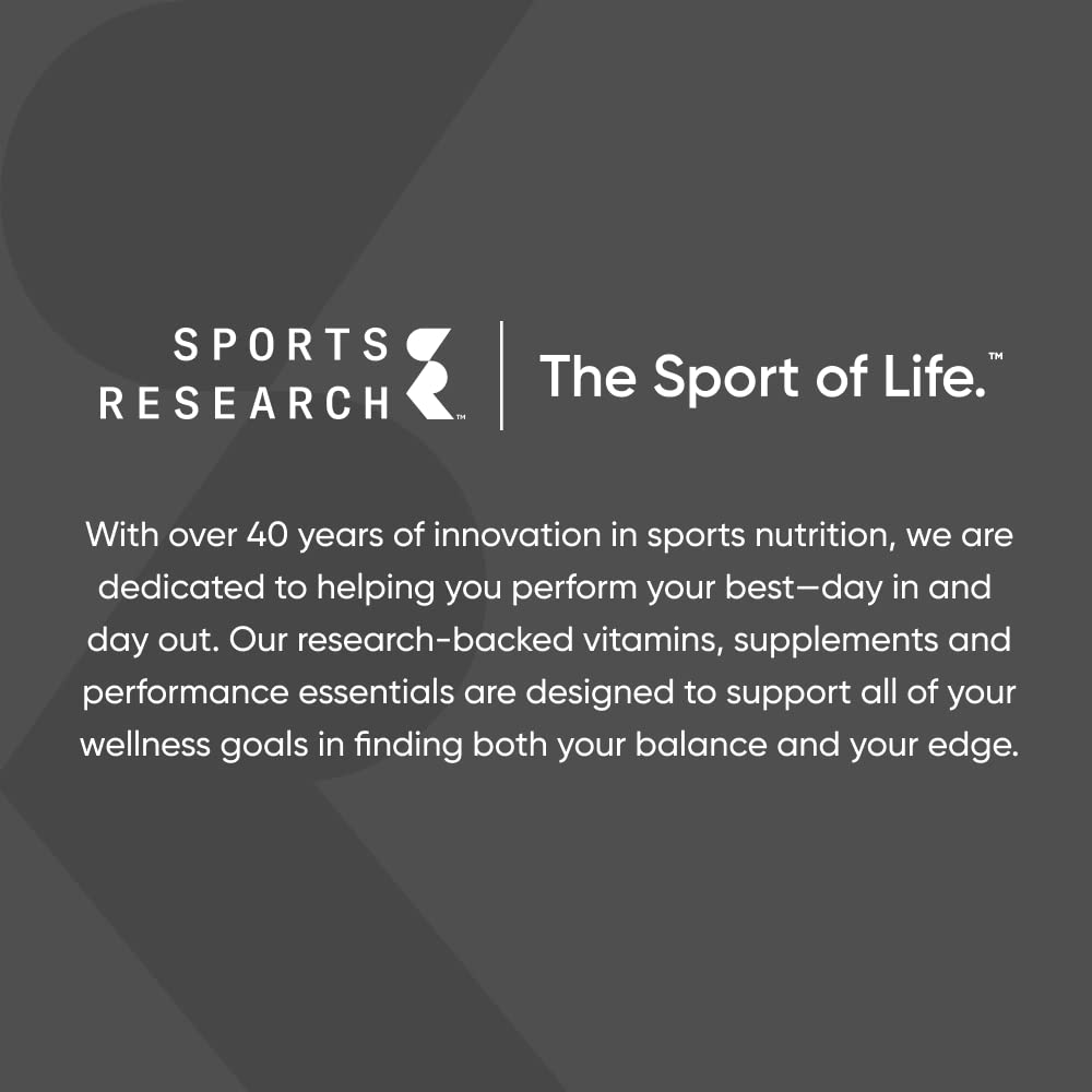 Sports Research bottle beside coffee cup comparing supplement with coffee