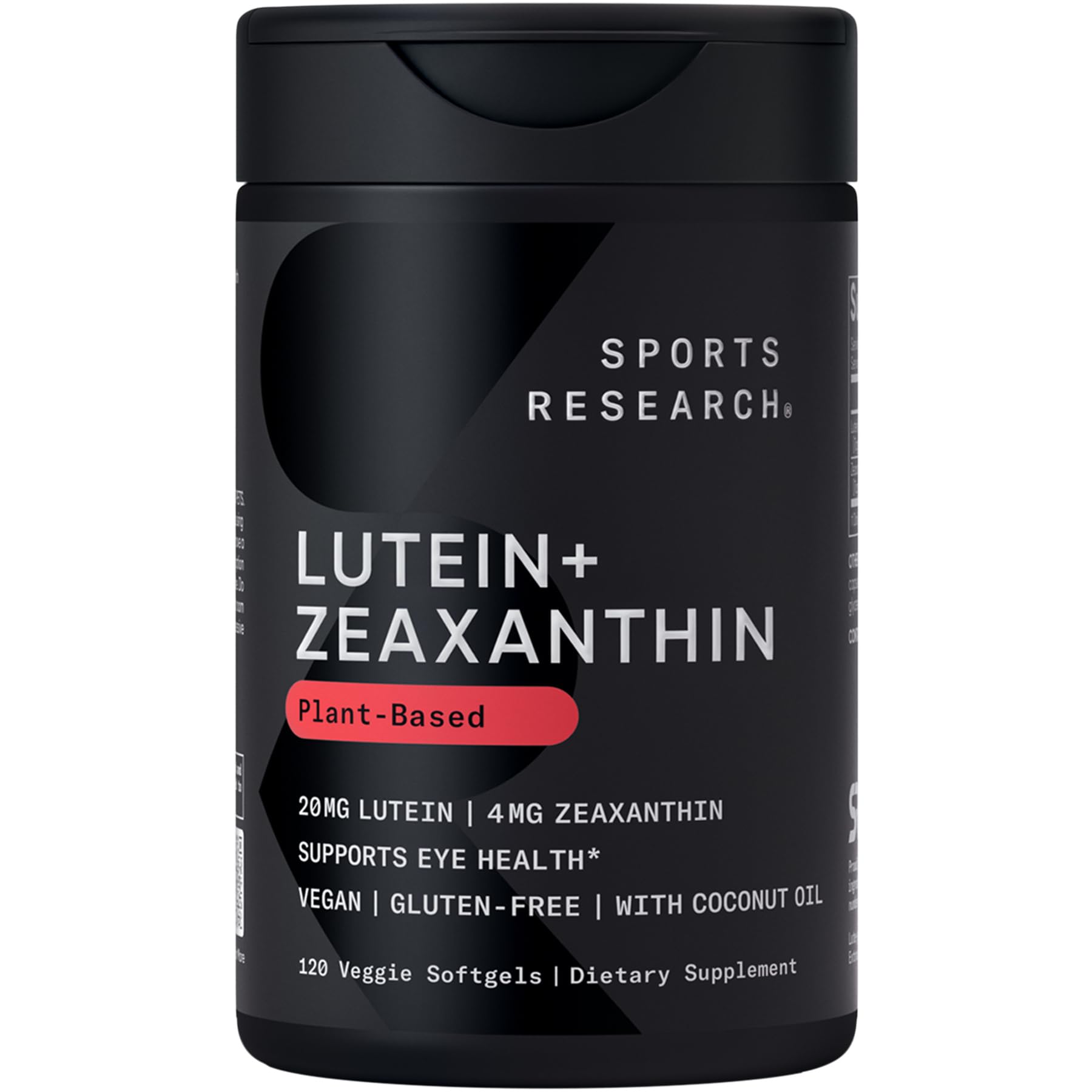 Sports Research front bottle view showing supplement label and benefits