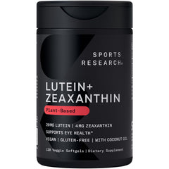 Sports Research front bottle view showing supplement label and benefits